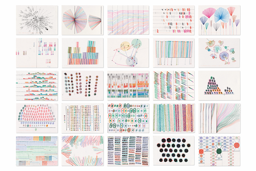 Dear Data postcards